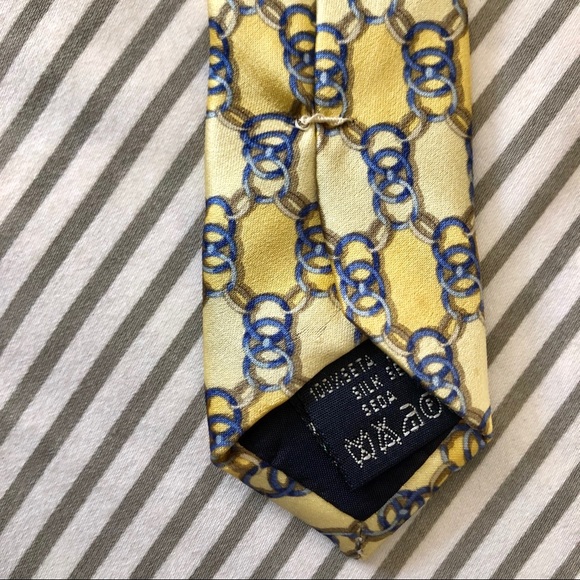 BURBERRY- Men’s Silk Tie - Picture 4 of 8